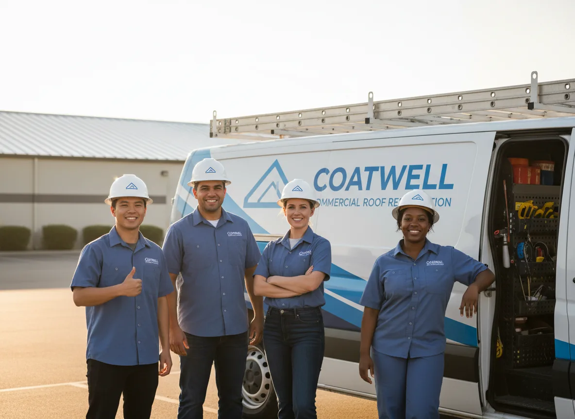 Commercial roof coating company in Ariel, WA